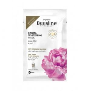 قناع لتبييض الوجه بالفيتامين سي والورد البري من بيزلين, ٢٥ مل – Beesline Whitening Face Mask With Vitamin C And Wild Rose, 25 Ml