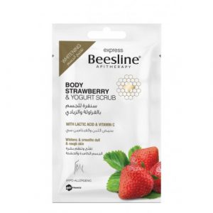 مقشر الجسم بالفراولة والزبادي 25 مل من بيزلين – Beesline Strawberry and Yogurt Body Scrub 25 Ml