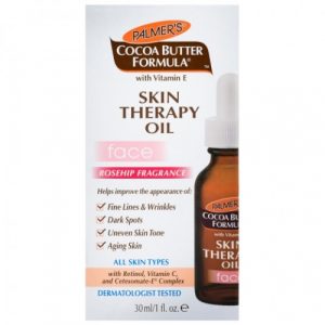 زيت علاج البشرة بتركيبة زبدة الكاكاو من بالمرز ، 1 أونص – Palmer’s Cocoa Butter Formula Face Skin Therapy Oil 1 fl oz