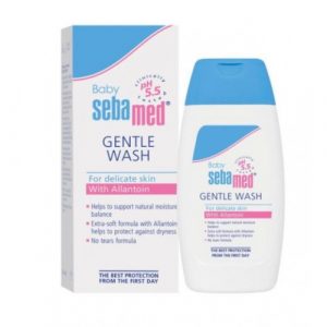 غسول لطيف للأطفال بالالانتون من سيباميد 6.8 أونصة سائلة (200 مل) – Sebamed Gentle Wash for Baby With Allantion 6.8 fl oz (200 ml)