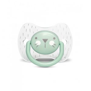 لهايات سوافينكس بريم فاي 6-18 م بيضاء وخضراء – Suavinex Prem Phy Soother S Whiskers 6-18 m White and Green