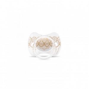 لهاية بريميوم كوتور حلمة فسيولوجية من سوافينكس 0-4 – رمادي – Suavinex Pacifier Premium Couture Physiological Teat 0-4 – Grey