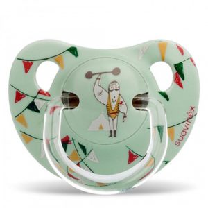 لهاية سيليكون تشريحية من سوافينكس 6-18 متر رجل قوي 1 قطعة – Suavinex Anatomical Silicone Pacifier 6-18m Strong Man 1pc