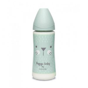 زجاجة شعيرات سوافينكس هايج بريميوم – أخضر 360 مل – Suavinex Hygge Premium Whiskers Bottle – Green 360ml