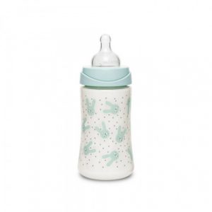 زجاجة هيج أرنب النعناع من سوافينكس – أخضر 270 مل – Suavinex Hygge Rabbit Mint Bottle – Green 270 Ml
