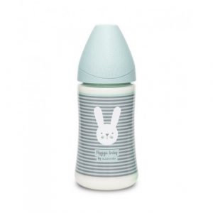 زجاجة سوافينكس Hygge Rabbit Mint Line 270 مل – أخضر – Suavinex Bottle Hygge Rabbit Mint Line 270ml – Green