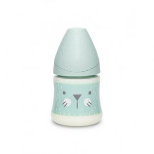 زجاجة سوافينكس بريميوم هريرة 150 مل ، أخضر – Suavinex Premium bottle Mint kitten 150 ml, Green