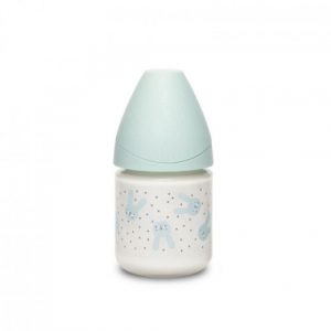 زجاجة زجاجية من سوافينكس 120 مل من هايج ، أخضر – Suavinex Glass Bottle With Hygge 120ml, Green