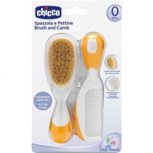 فرشاة ومشط جديد من شيكو برتقالي – Chicco New Brush And Comb Orange