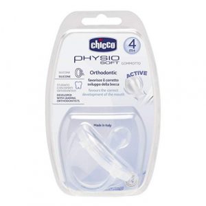 لهاية سيليكون من شيكو (4 شهور +) قطعة واحدة محايدة – Chicco Physio Soft Soother  Silicone (4M+) 1 Piece Neutral