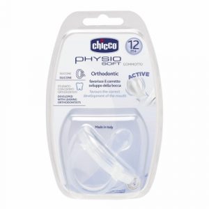 لهاية سيليكون من شيكو (12 شهر +) قطعة واحدة محايدة – Chicco Physio Soft Soother Silicone (12M+) 1 Piece Neutral