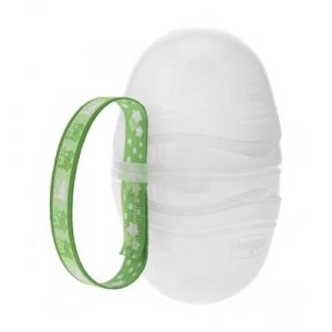 حامل لهاية مزدوجة من شيكو- أبيض – Chicco Double Soother Holder- White