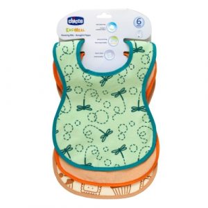 مريلة قطن من شيكو 3 قطع – Chicco Weaning Cotton Bibs 3 Pieces