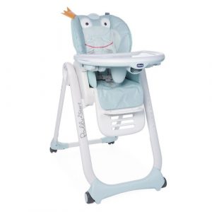 كرسي أطفال بولي 2 ستارت بالضفادع- 4 واط من شيكو – Chicco Polly 2 Start Highchair Froggy – 4w