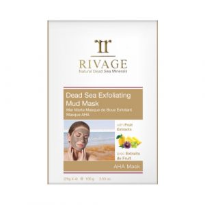 قناع طين البحر الميت لتقشير البشرة من ريفاج – 25 جم × 4 – Rivage Dead Sea Exfoliating Mud Mask –  25 g x 4