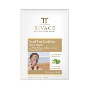 ماسك طين البحر الميت الملطف من ريفاج – 25 جم × 4 – Rivage Dead Sea Soothing Mud Mask – 25 g x 4