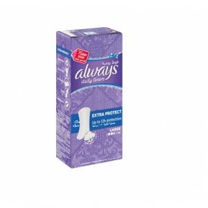 فوط أولويز اليومية فوط إضافي حماية 16 عدد – Always Daily Liners Extra Protect 16 count