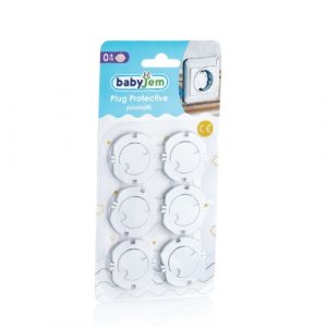 سدادة حماية بيبي جيم ، بيضاء – Babyjem Plug Protective, White