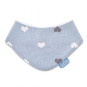 مريلة طعام على شكل مثلث من بيبي جيم, أزرق – BabyJem Triangle Bib , Blue