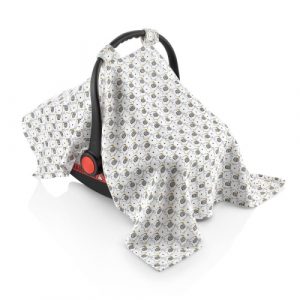 غطاء مقعد السيارة للأطفال من بيبي جيم – Babyjem Baby Muslin Car Seat Cover Scarf, Unique