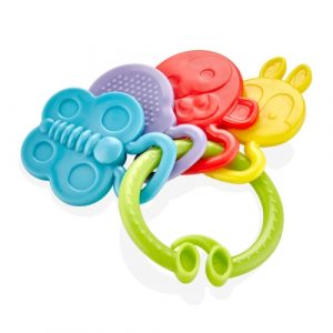 عضاضة اطفال من بيبي جيم, أخضر – Babyjem Teether Rattle, Green