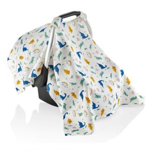 غطاء مقعد السيارة للأطفال من بيبي جيم – Babyjem Baby Muslin Car Seat Cover Scarf