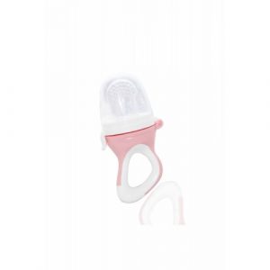 لهاية سيليكون مائلة للخضروات والفواكه بيبي جم , باللون الوردي – Babyjem Silicone Tipped Fruit Vegetable Pacifier , Pink