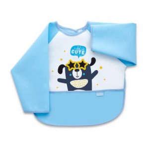 مريلة الأنشطة المضادة للماء من بيبي جيم – أزرق – Babyjem Waterproof Activity Apron – Blue