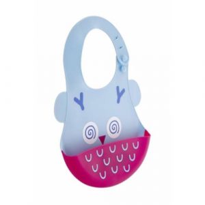 مريلة اطفال سيليكون من بيبي جم – ازرق – BabyJem Baby Bib Silicone – Blue