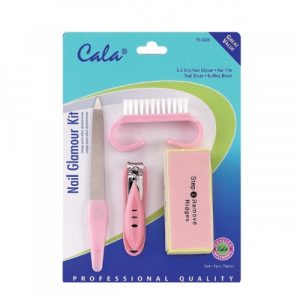 مجموعة العناية بالاظافر ,4 قطع من كالا – Cala Professional Quality Nail Glamor Kit ~ 4 PC Set