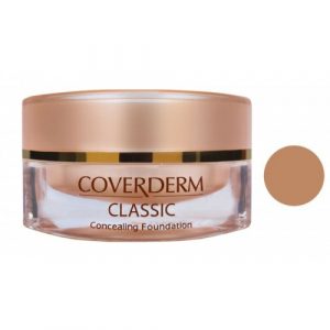 كريم أساس  كلاسيك مضاد للماء رقم 6 ، 15 مل من كوفيرديرم – Coverderm Classic Waterproof Concealing Foundation No.6, 15ml