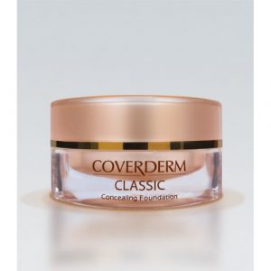كريم أساس كلاسيك بعامل حماية من الشمس رقم 4 ، 15 مل من كوفيرديرم – Coverderm Classic Concealing Foundation SPF30 no.4 , 15ml