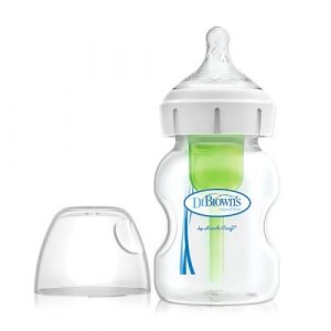 رضّاعة ذات عنق عريض بخيارات متعددة من دكتور براونز، 150 مل – Dr. Brown’s™ Options+, Wide-Neck Baby Bottle, 150 ml