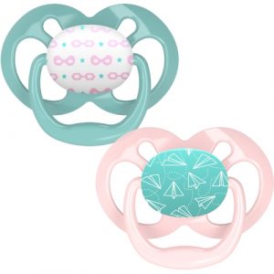 لهاية دكتور براون – المرحلة 2 ، عبوتان ، وردي ، 6-18 م – Dr. Brown’s Advantage Pacifier – Stage 2, 2-Pack, Pink, 6-18 m