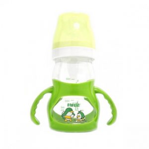 رضاعة بلاستيك من فارلين اللون الأخضر 250مل – Farlin Feeding Bottle Plastic for Baby , 250ml – Green