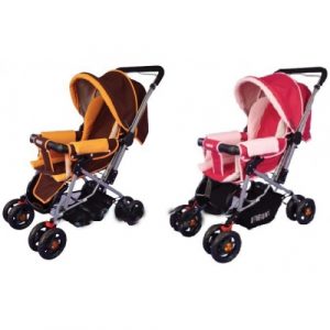 فارلين عربة اطفال ، الوان مختلفة – زهري – Farlin Baby Stroller, Different Colors – Pink