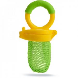 مغذي طعام طازج من مانشكين – أصفر / أخضر – Munchkin Fresh Food Feeder – Yellow/ Green