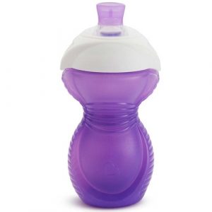 كوب للشرب ضد الانسكاب  266 مل – بنفسجي من مانشكن – Munchkin 266 ml Bite Proof Sippy Cup – Purple