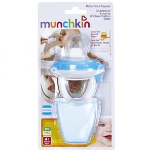 مغذية اطفال من مونشكين (الازرق ) – Munchkin Baby Food Feeder (Blue)