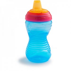 كوب ضد التسرب 10 اونص من منشكن ميتي جريب , ازرق – Munchkin 10 Ounce Mighty Grip Spill Proof Cup – Blue