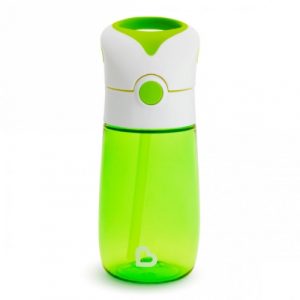 كوب بقشة فليب آند جو 12 أونصة من مانشكين – أخضر – Munchkin – Flip & Go Straw Cup 12oz – Green