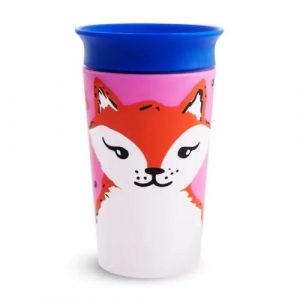 كوب للشرب ذو 360 درجة  266 مل – بتصميم ثعلب من منشكن – Munchkin – Miracle 360 WildLove Sippy Cup 266 ml – Fox