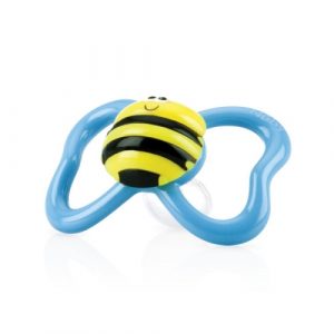لهايات ثلاثية الأبعاد من نوبي ، أزرق عبوة 1 – Nuby 1 Pack Pacifiers 3D Bug, Blue