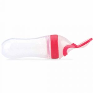 نوبي مغذي ضغط مع ملعقة بطيئة وسريعة 90 مل – أحمر – Nuby Squeeze Feeder With Slow and Fast Spoon 90ml – Red