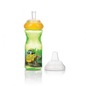 نوبي سبورت سيبر تصميم جديد – أصفر – Nuby Sport Sipper New Design – Yellow