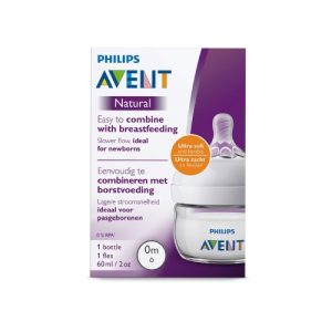 رضاعة ناتشورال من فيليبس افينت, 60 مل – Philips Avent  Natural baby bottle 60 ml