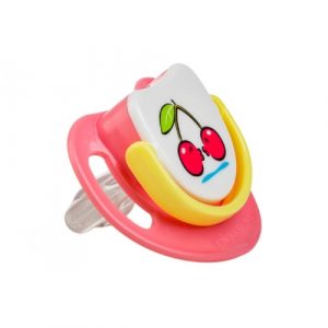 لهاية سيليكون كرز من بيجن – Pigeon Silicone Pacifier Step 3 – Cherry