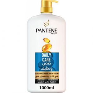 شامبو بانتين برو-في -العناية اليومية 2 في 1 –  1000 مل – Pantene Pro-V Daily Care 2in1 Shampoo 1000 ml