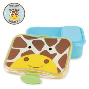 طقم حافظة الطعام للاطفال مع اشكال حديقة الحيوان من سكيب هوب, زرافة – Skip Hop Zoo Lunch Kit – Giraffe