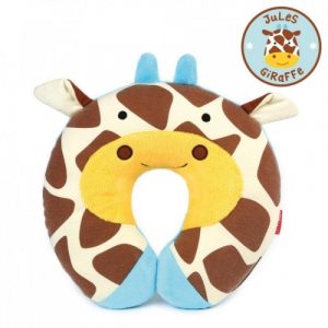 مخدة سفر للأطفال الصغار والرضع للسفر سكيب هوب زوو ، زرافة – Skip Hop Zoo Little Kid and Toddler Travel Neck Rest, Giraffe